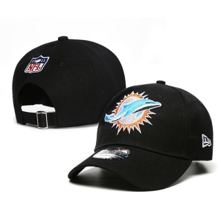 NFL Miami Dolphins Curved Brim Snapback Hats 71407
