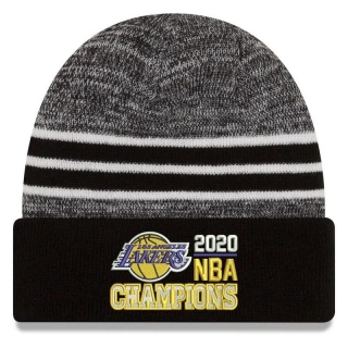 NBA Los Angeles Lakers 2020 NBA Champions Beanie Hats 72228
