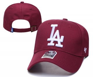 MLB Los Angeles Dodgers 47Brand Curved Brim Snapback Hats72357