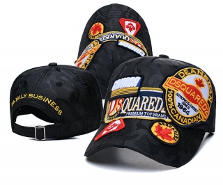 Dsquared2 Curved Brim Snapback Hats 72626