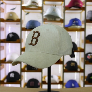 MLB Boston Red Sox Corduroy Fabric Snapback Hats 73132