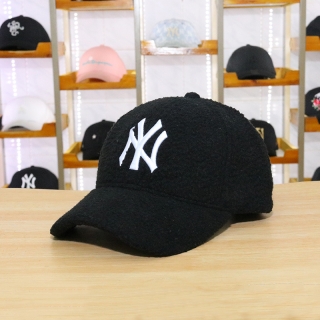 MLB New York Yankees Lamb Fabric Snapback Hats 73139