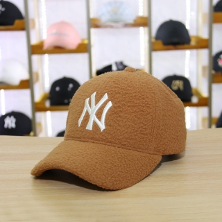 MLB New York Yankees Lamb Fabric Snapback Hats 73140