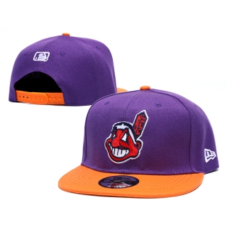 MLB Cleveland Indians Curved Brim Snapback Hats 73780