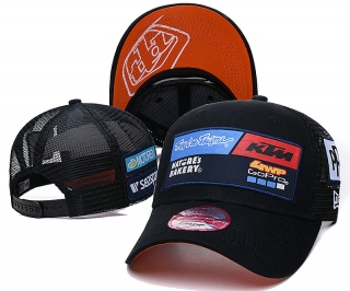 KTM Troy Lee Designs Curved Brim Mesh Snapback Hats 73967