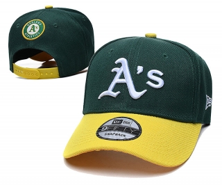 MLB Oakland Athletics Curved Brim Snapback Hats 74178