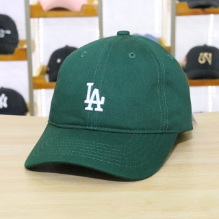 MLB Los Angeles Dodgers Curved Brim Little Logo Snapback Hats 91926