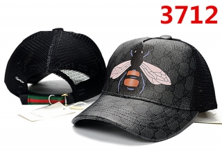 Gucci Pure Cotton High Quality Curved Brim Mesh Snapback Hats 92188