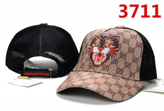 Gucci Pure Cotton High Quality Curved Brim Mesh Snapback Hats 92189
