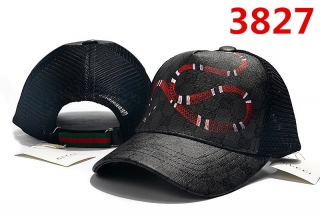 Gucci Pure Cotton High Quality Curved Brim Mesh Snapback Hats 92191