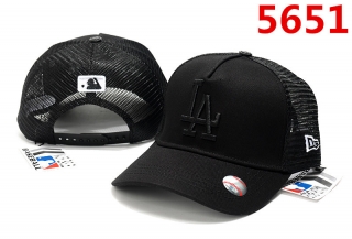 MLB Los Angeles Dodgers Curved Brim Mesh Snapback Hats 92207