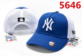 MLB New York Yankees Curved Brim Mesh Snapback Hats 92217