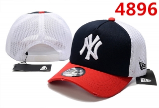 MLB New York Yankees Curved Brim Mesh Snapback Hats 92906