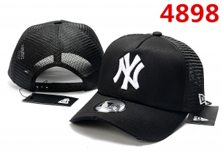 MLB New York Yankees Curved Brim Mesh Snapback Hats 92908