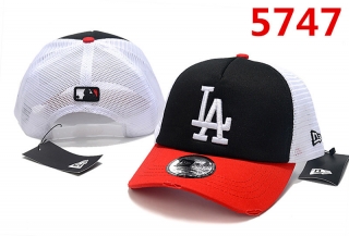MLB Los Angeles Dodgers High Quality Curved Brim Mesh Snapback Hats 92990