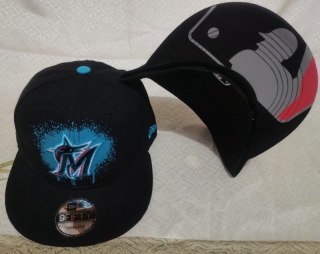 MLB Miami Marlins Snapback Hats 93303