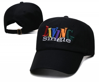 Living Single Curved Snapback Hats 93658