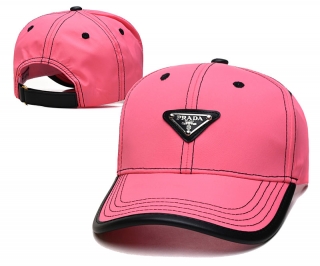 Prada High Quality Curved Snapback Hats 93824