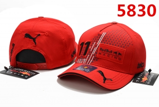 Red Bull Puma Pure Cotton High Quality Cruved Snapback Hats 93992