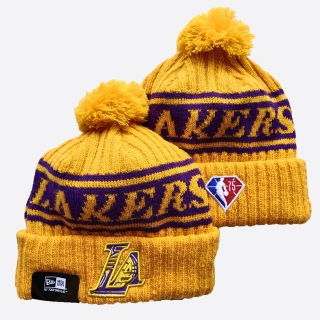 NBA Los Angeles Lakers Draft Knit Beanie Hats 94295
