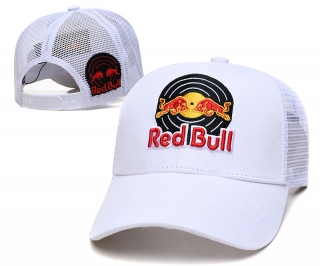 Red Bull Curved Mesh Snapback Hats 94356