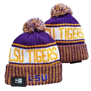 NCAA LSU Tigers Knit Beanie Hats 95472