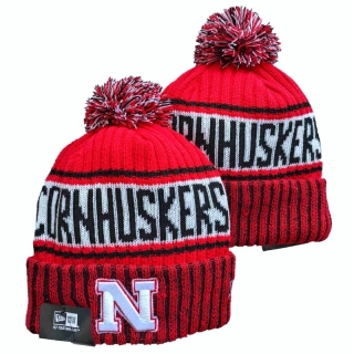 NCAA Nebraska Huskers Knit Beanie Hats 95477