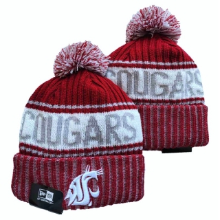NCAA Washington State Cougars Knit Beanie Hats 95491
