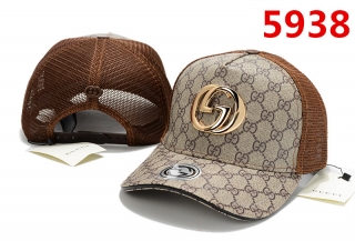 Gucci Pure Cotton High Quality Curved Mesh Snapback Hats 95553