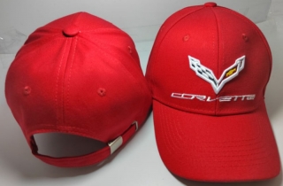 Corvette Curved Snapback Hats 95632