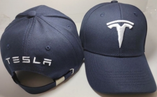 Tesla Curved Snapback Hats 95634