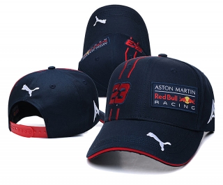 Red Bull & Puma Racing Curved Snapback Hats 95757