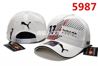 Red BuLL & PUMA Pure Cotton High Quality Curved Snapback Hats 95880