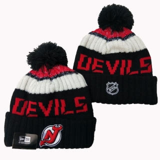 NHL New Jersey Devils Knit Beanie Hats 96015