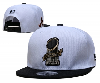 MLB Atlanta Braves 2021 World Series Champions Snapback Hats 96616