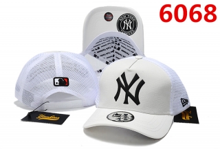MLB New York Yankees Pure Cotton High Quality Curved Mesh Snapback Hats 96867