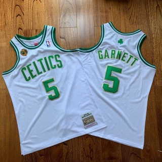 Vintage NBA Boston Celtics 07-08 Champion Logo #5 Garnett Jersey 97388