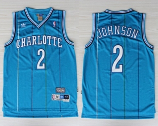 Vintage NBA Charlotte Hornets #2 Johnson Jersey 97432