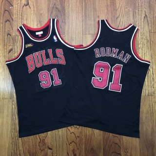 Vintage NBA Chicago Bulls #91 Rodman 96-97 Champion Jersey 97556