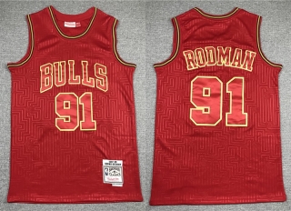 Vintage NBA Chicago Bulls #91 Rodman Jersey 97562