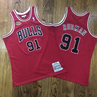 Vintage NBA Chicago Bulls #91 Rodman Jersey 97563