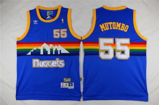 Vintage NBA Denver Nuggets #55 Mutombo Jersey 97664