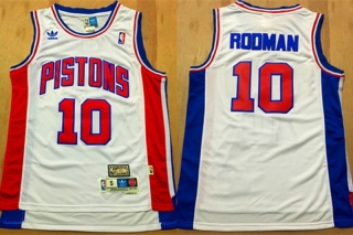 Vintage NBA Detroit Pistons #10 Rodman Retro Jersey 97709