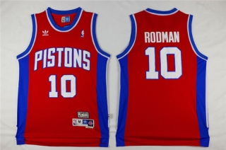 Vintage NBA Detroit Pistons #10 Rodman Retro Jersey 97710