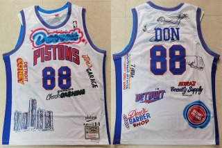 Vintage NBA Detroit Pistons #88 Don Jersey 97720