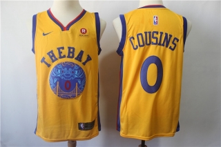 Vintage NBA Golden State Warriors #0 Cousins Jersey 97731