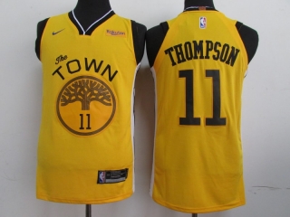 Vintage NBA Golden State Warriors #11 Thompson Jersey 97733