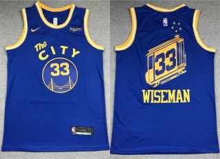Vintage NBA Golden State Warriors #33 Wiseman Jersey 97798