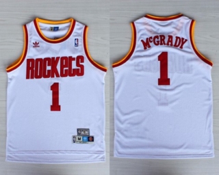 Vintage NBA Houston Rockets #1 Mcgrady Retro Jersey 97828