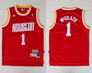Vintage NBA Houston Rockets #1 Mcgrady Retro Jersey 97829